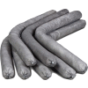 ESP Sorbents Universal Super Absorbent Flake Socks, 3"W x 4'L, Gray, 12/Box