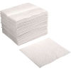 Global Industrial&#8482; Hydrocarbon Based Oil Sorbent Pad, Medium Weight,15&quot; x 18&quot;, White, 100/Pack