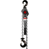 JET® JLH Series Lever Hoist W/ Overload Protection & Shipyard Hooks 3 Ton, 10 Ft. Lift
