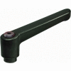 J.W. Winco 8NF35K Nylon Plastic Adjustable Lever w/ Steel Components - M8 x 1.25 Tapped Thread