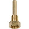 3/4&quot; NPT Brass Thermowell 3 1/2&quot; stem
