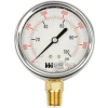 2 1/2" dial, liquid filled, 1/4" NPT bottom, 0-30 PSI