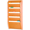 Wooden Mallet 5 Pocket Legal Size File Holder, Light Oak
