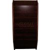 Wooden Mallet 7 Pocket Legal Size File Holder, Mahogany