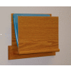 HIPAA Compliant Small Oak Open Ended Chart Holder - Light Oak