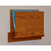 HIPAA Compliant Small Oak Open Ended Chart Holder - Medium Oak