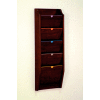 5 Pocket HIPPAA Compliant Chart Holder - Mahogany