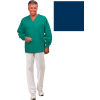 Unisex Long Sleeve Scrub Shirt, Non-Reversible, Navy, 2XL