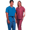 Fashion Seal Unisex Non-Reversible Scrub Shirts, Cotton/Polyester, 5XL, Jade