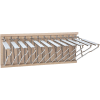 Brookside Design - Pivot Wall Mount Blueprint Storage Rack with 12 Hangers