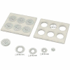 Memmert B02682 Flat Cover with Concentric Ring Openings, For Memmert 14 & 22L Water & Oil Bath Units