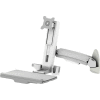 Dyconn WSM100 Wall Mounted Pivoting Workstation with Full Size Keyboard Tray