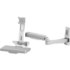 Dyconn WSM200 Wall Mounted Articulating Workstation with Full Size Keyboard Tray