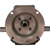Worldwide HdRF237-15/1-DE-56C Cast Iron Right Angle Worm Gear Reducer 15:1 Ratio 56C Frame