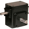 Worldwide HdRS237-10/1-R Cast Iron Right Angle Worm Gear Reducer 10:1 Ratio