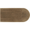 WaterHog® Eco Grand Elite Entrance Mat + One End 3/8" Thick 4' x 5.9' Tan