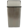 Monarch 36 Gallon Steel Receptacle w/Push Top, Stainless Steel - 36HTSS