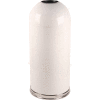 Monarch 15 Gallon Steel Receptacle w/Open Dome Top, White - 415DTWH