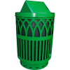 Covington 40 Gallon Swing Top Receptacle, Green - COV40P-SWT-GN