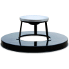 Metal Ash Urn Lid 18-3/4" Diameter, Black - M2401-ATL-BK