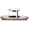 Metal Ash Urn Lid 18-3/4" Diameter, Brown - M2401-ATL-BN