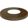 Metal Flat Top Lid 18-3/4" Diameter, Brown - M2401-FTL-BN