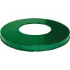 Metal Flat Top Lid 18-3/4" Diameter, Green - M2401-FTL-GN