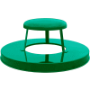 Metal Raincap Top Lid 18-3/4" Diameter, Green - M2401-RCL-GN