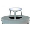 Metal Ash Urn Lid 23-3/4" Diameter, Silver - M3601-ATL-SLV