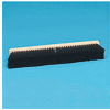24" Hardwood Block 2-1/2" Tampico Fill Floor Brush Head, Black - BWK20224