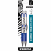 Zebra Retractable Ballpoint Pen F-301 - Blue Ink - 2 Pack
