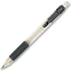 Zebra Z-Grip Mechanical Pencil, Rubber Grip, Refillable, 0.7mm, Clear/Black, Dozen