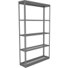 Tennsco Z-Line Boltless Shelving w/ Perforated Steel Industrial Shelves- 48"W x 12"D x 84"H- Starter
