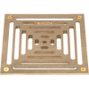 Zurn 10" x 10" Square Floor Drain W/Screws, Brass