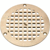 Zurn 5" Dia. Round Floor Drain W/Screws, Nickel