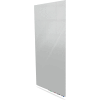 Ghent® Aria 4'W x 6'H Magnetic Glass White Board - Gray