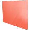 Ghent® Aria 4'W x 3'H Magnetic Glass White Board - Peach
