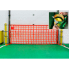 US Netting Bollard Safety Net, 4'L x 18'W Net, Fits 3-1/2"-4-1/2" Dia. Bollard, BRSN-418-5