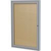 Ghent&#174; Outdoor Enclosed Satin Bulletin Board - 18"W x 24"H