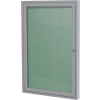 Ghent Enclosed Bulletin Board - Outdoor / Indoor - Vinyl - 36" x 24" - Mint