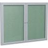 Ghent Enclosed Bulletin Board - Outdoor / Indoor - Vinyl - 36" x 48" H - Mint
