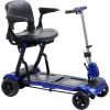 Drive Medical FLEX ZooMe Flex Ultra Compact Folding Travel Scooter, Blue