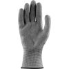 Lift Safety Latex Crinkle Gloves, Carbonwire, A7, XXL, Knit Wrist, 13 Gauge
