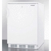 Summit Freestanding All Refrigerator W/Lock 5.5 Cu. Ft. White