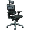 ERGOHUMAN Executive High Back Chair, ME7ERG(N), Black Mesh, Adjustable Arms