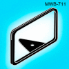 Metal Sign Frame W/Wedge Base, 1"L x 11"W, Black - Pkg Qty 25