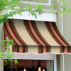 Awntech NT33-6BRTER Window/Entry Awning 6-3/8'W x 3-11/16'H x 3'D Brown/Terra Cotta