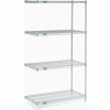 Nexelate® Silver Epoxy Wire Shelf 60 x 18 with Clips
