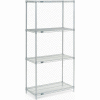 Nexel® Poly-Z-Brite® Wire Shelving Starter 42"W x 24"D x 74"H