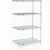 Nexel® Poly-Z-Brite® Wire Shelving Add-On 36"W x 24"D x 63"H